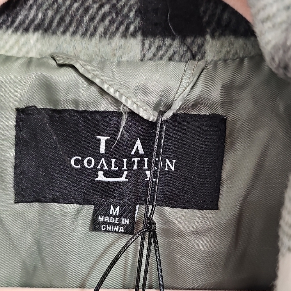 Plaid Button-Up Jacket - Picture 2 of 2